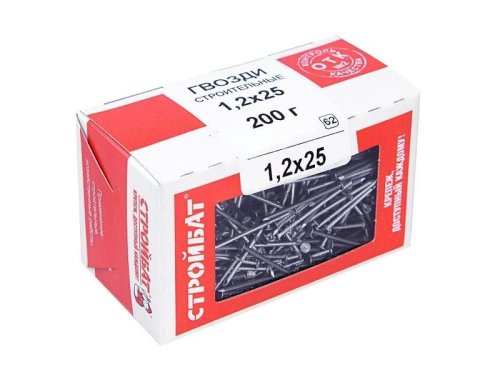 Гвозди  строительные Стройбат 1,2х20 (0,2 кг)  картинка